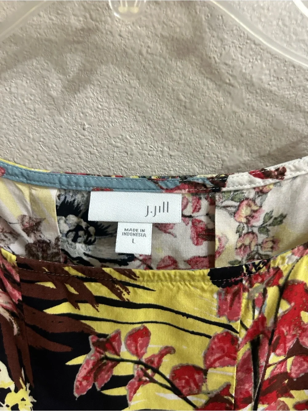 J. Jill Dress Size Large Colorful Vacation Resort Wear Casual Lightweight Summer